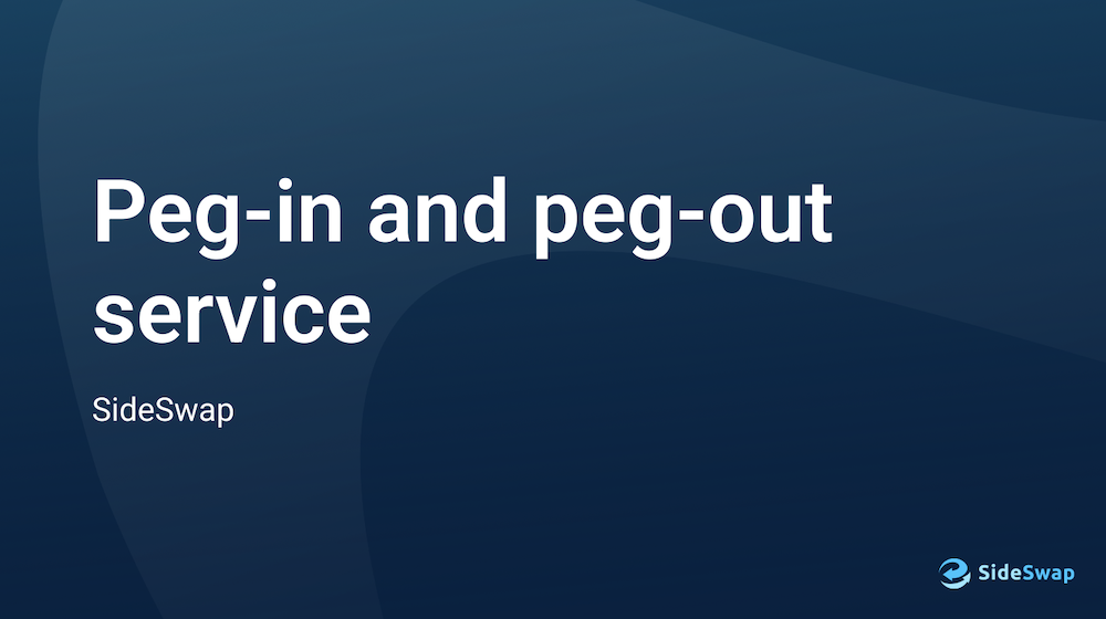 Preview of Peg-in and Peg-out Service guide