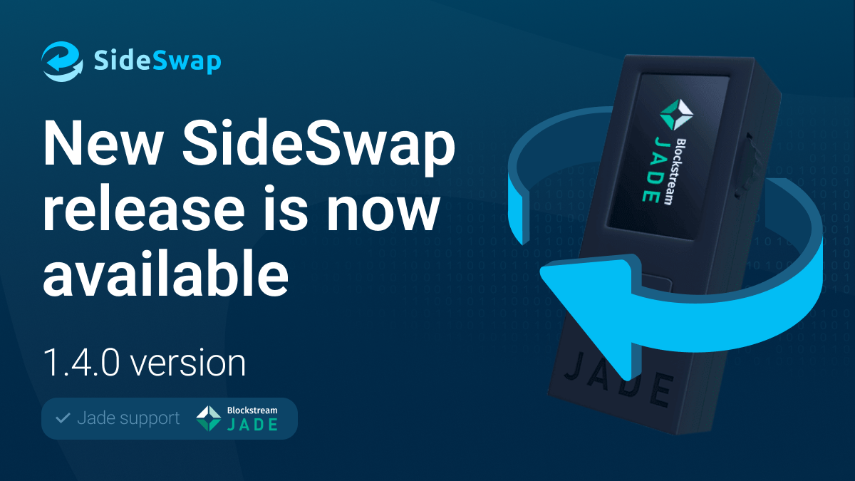 SideSwap Jade Integration